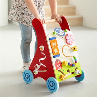 Acitivity baby walker - red